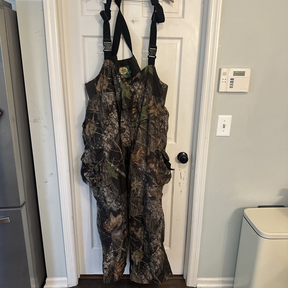 Cabela's Men's Dry Plus Insulated Bib‎ Advantage Timber Hunting Camo Overall 3XL